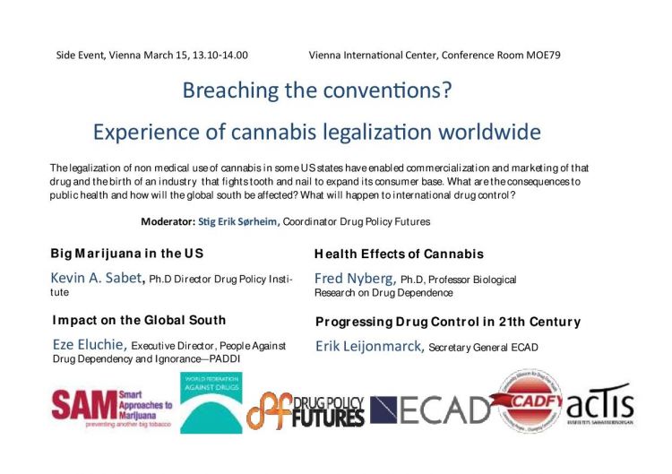 Read more: ECAD at 59th Session of Commission on Narcotic Drugs