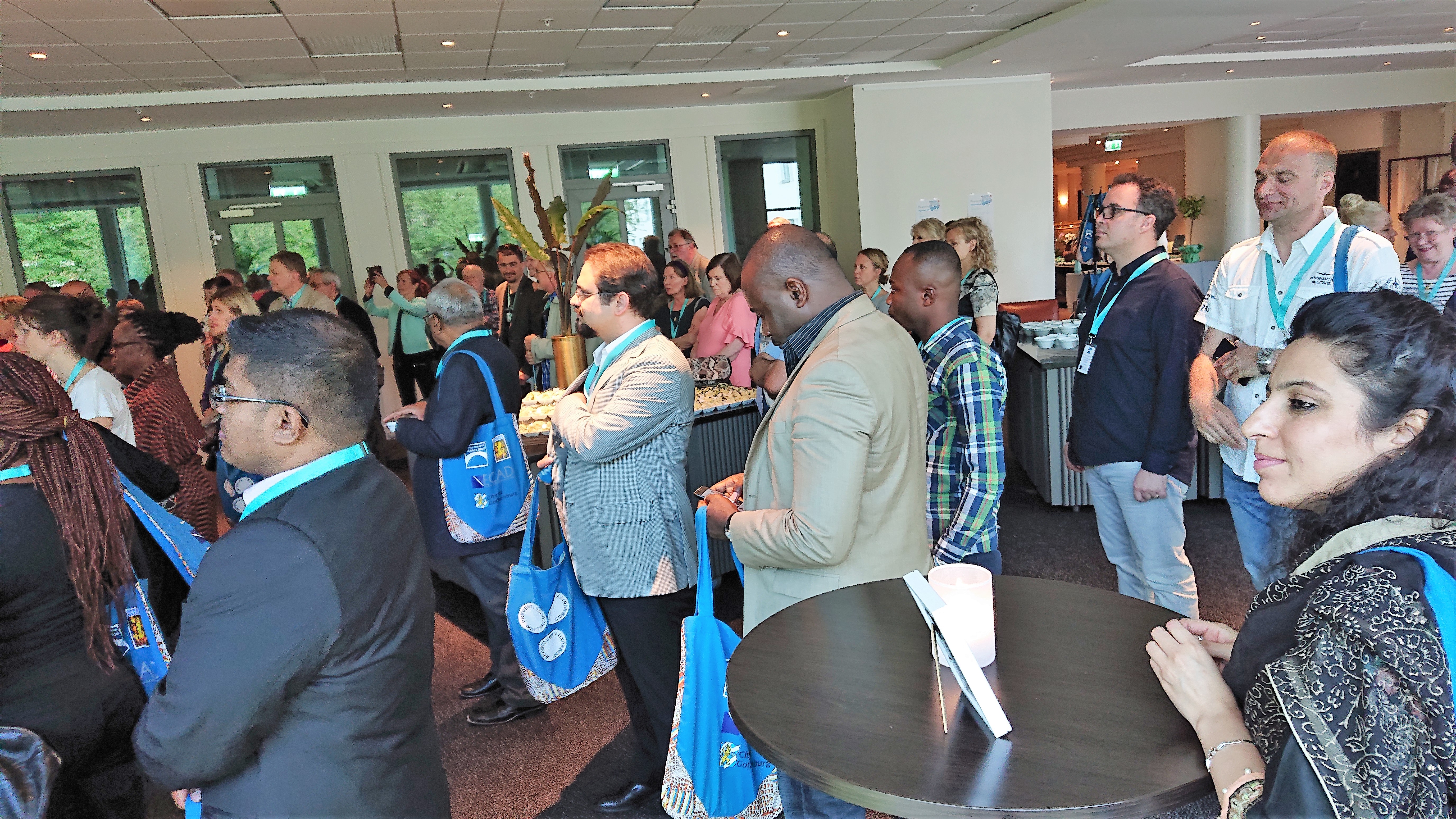 Public at the Reception